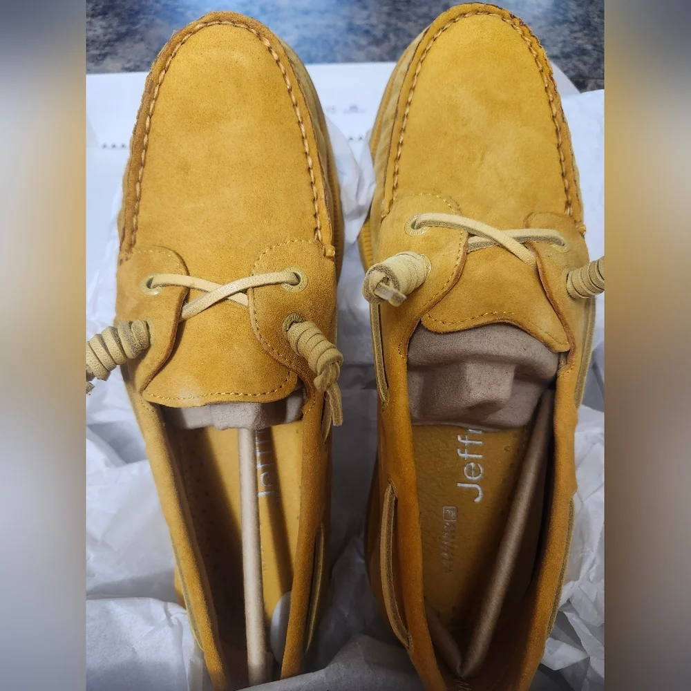 Jeffrey Campbell Mustard Suede Men's Loafers